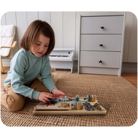Drewniana tablica sensoryczna Nukido NK-859 Montessori edukacyjna Drewniana tablica sensoryczna Nukido NK-859 Montessori edukacyjna
