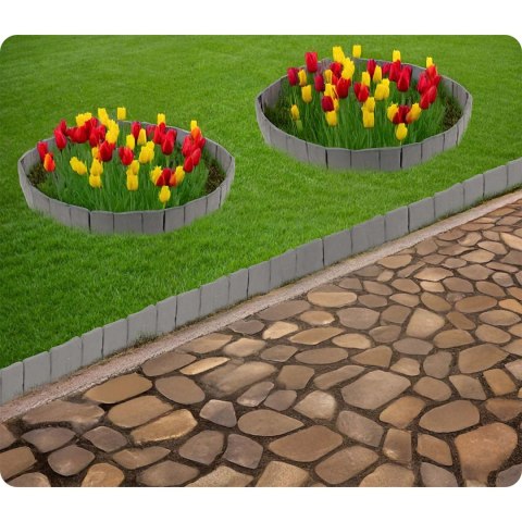 Obrzeże ogrodowe Plonos 250 cm PL-962 szare Obrzeże ogrodowe Plonos 250 cm PL-962 szare