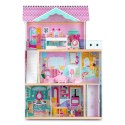 Domek dla lalek XXL Ricokids 3 piętra + mebelki winda LED
