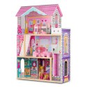 Domek dla lalek XXL Ricokids 3 piętra + mebelki winda LED