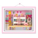 Domek dla lalek XXL Ricokids 3 piętra + mebelki winda LED