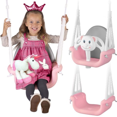Huśtawka kubełkowa 3w1 RicoKids 6m–7 lat regulowana liny CE Huśtawka kubełkowa 3w1 RicoKids 6m–7 lat regulowana liny CE