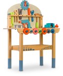 Drewniany warsztat Ricokids RK-876 z narzędziami Montessori 3+