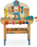 Drewniany warsztat Ricokids RK-876 z narzędziami Montessori 3+