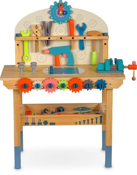Drewniany warsztat Ricokids RK-876 z narzędziami Montessori 3+ Drewniany warsztat Ricokids RK-876 z narzędziami Montessori 3+