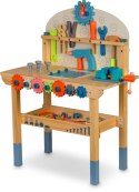Drewniany warsztat Ricokids RK-876 z narzędziami Montessori 3+