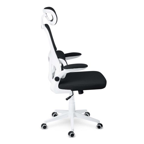 Fotel biurowy Sofotel Formax czarny ergonomiczny mikrosiatka 120kg