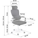 Fotel biurowy Sofotel Formax czarny ergonomiczny mikrosiatka 120kg