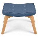 Podnóżek do fotela Norse Sofotel niebieski