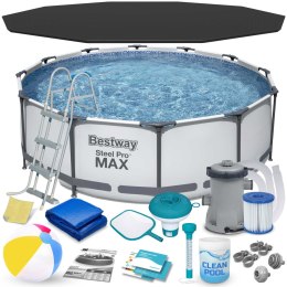 Basen ogrodowy stelażowy 366 x 100 cm 17w1 Bestway 56418