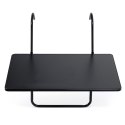 Wytrzymały stolik balkonowy 60x43cm składany Sofotel SO-982 czarny