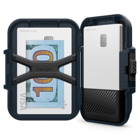Spigen Lock Fit MagSafe - Portfel magnetyczny (Metal Slate) Spigen Lock Fit MagSafe - Portfel magnetyczny (Metal Slate)