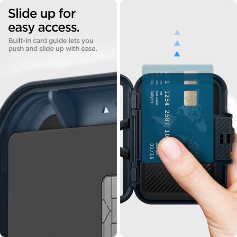 Spigen Lock Fit MagSafe - Portfel magnetyczny (Metal Slate) Spigen Lock Fit MagSafe - Portfel magnetyczny (Metal Slate)