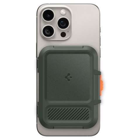 Spigen Lock Fit MagSafe - Portfel magnetyczny (Military Green) Spigen Lock Fit MagSafe - Portfel magnetyczny (Military Green)