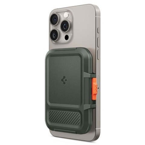 Spigen Lock Fit MagSafe - Portfel magnetyczny (Military Green) Spigen Lock Fit MagSafe - Portfel magnetyczny (Military Green)