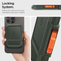 Spigen Lock Fit MagSafe - Portfel magnetyczny (Military Green)