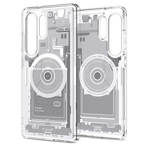 Spigen Ultra Hybrid Mag MagSafe - Etui do Samsung Galaxy S25 Ultra (Zero One White) Spigen Ultra Hybrid Mag MagSafe - Etui do Samsung Galaxy S25 Ultra (Zero One White)