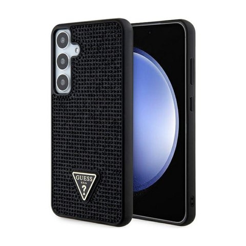 Guess Rhinestone Triangle - Etui Samsung Galaxy S24+ (czarny) Guess Rhinestone Triangle - Etui Samsung Galaxy S24+ (czarny)