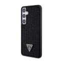 Guess Rhinestone Triangle - Etui Samsung Galaxy S24+ (czarny)