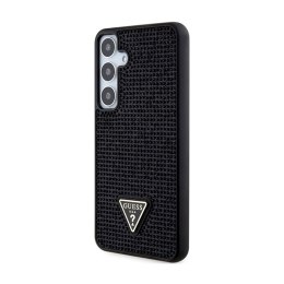Guess Rhinestone Triangle - Etui Samsung Galaxy S24+ (czarny)