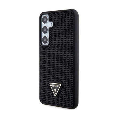 Guess Rhinestone Triangle - Etui Samsung Galaxy S24+ (czarny) Guess Rhinestone Triangle - Etui Samsung Galaxy S24+ (czarny)