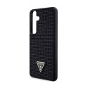 Guess Rhinestone Triangle - Etui Samsung Galaxy S24+ (czarny)