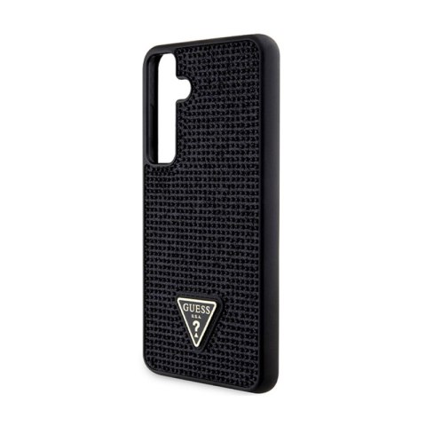 Guess Rhinestone Triangle - Etui Samsung Galaxy S24+ (czarny) Guess Rhinestone Triangle - Etui Samsung Galaxy S24+ (czarny)