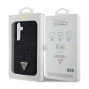 Guess Rhinestone Triangle - Etui Samsung Galaxy S24+ (czarny)