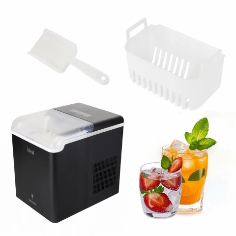 KOSTKARKA do Lodu ELDOM Domowa WYDAJNA Szybka MASZYNA DO KOSTEK 12KG LED