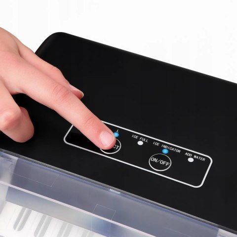 KOSTKARKA do Lodu ELDOM Domowa WYDAJNA Szybka MASZYNA DO KOSTEK 12KG LED