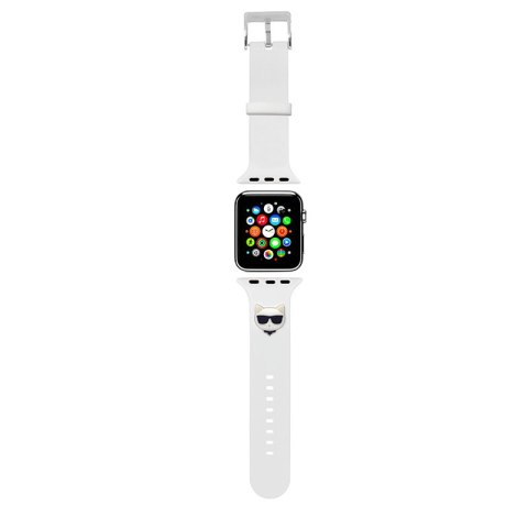 Karl Lagerfeld Silicone Choupette Head - Pasek do Apple Watch 38/40/41 mm (biały) Karl Lagerfeld Silicone Choupette Head - Pasek do Apple Watch 38/40/41 mm (biały)