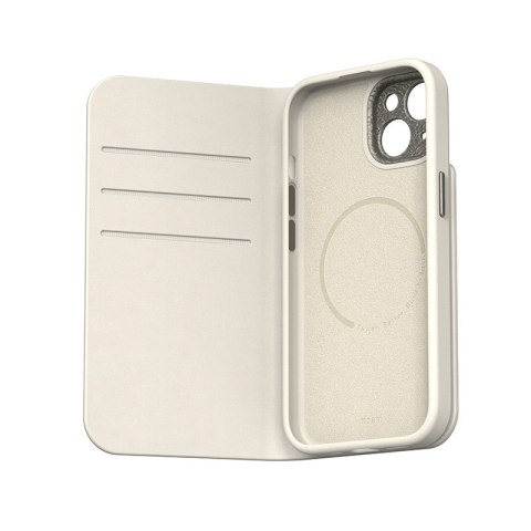 Moshi Overture MagSafe - Skórzane etui 3w1 z klapką iPhone 15 (Eggnog White) Moshi Overture MagSafe - Skórzane etui 3w1 z klapką iPhone 15 (Eggnog White)