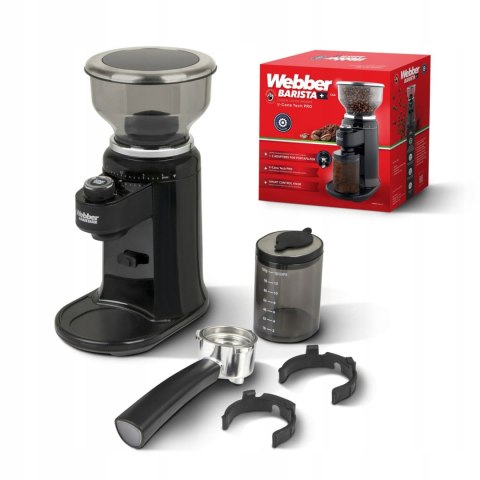 Elektryczny młynek Żarnowy do Kawy WEBBER CG6 180W AUTOMATYCZNY 25 POZIOMÓW Elektryczny młynek Żarnowy do Kawy WEBBER CG6 180W AUTOMATYCZNY 25 POZIOMÓW