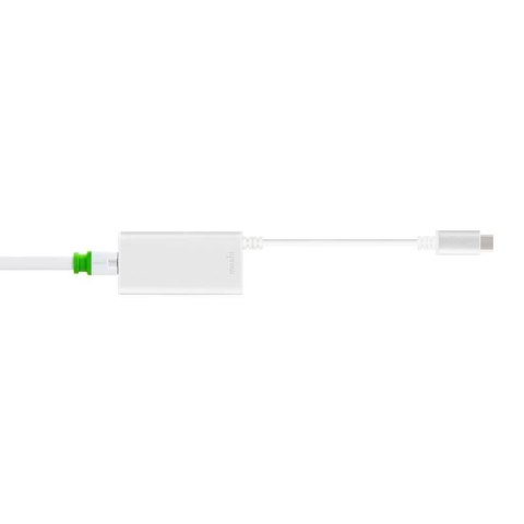 Moshi USB-C to Gigabit Ethernet Adapter - Aluminiowa przejściówka z USB-C na Gigabit Ethernet (srebrny) Moshi USB-C to Gigabit Ethernet Adapter - Aluminiowa przejściówka z USB-C na Gigabit Ethernet (srebrny)