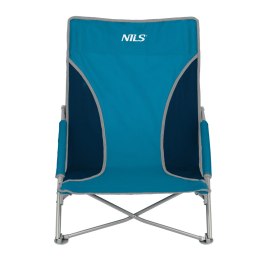 NC3035 KRZESŁO PLAŻOWE NIEBIESKO-SZARE NILS