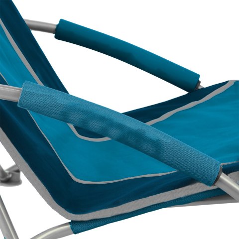 NC3035 KRZESŁO PLAŻOWE NIEBIESKO-SZARE NILS