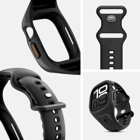 Spigen Liquid Air Pro - Pasek z obudową do Apple Watch 10 46 mm (Matte Black) Spigen Liquid Air Pro - Pasek z obudową do Apple Watch 10 46 mm (Matte Black)