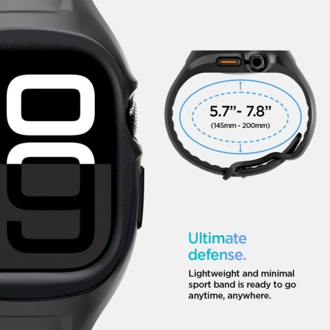 Spigen Liquid Air Pro - Pasek z obudową do Apple Watch 10 46 mm (Matte Black) Spigen Liquid Air Pro - Pasek z obudową do Apple Watch 10 46 mm (Matte Black)