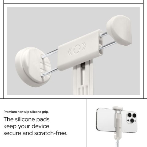 Spigen S541W Bluetooth Selfie Stick Tripod - Statyw na smartfon / uchwyt selfie stick (Dune Beige) Spigen S541W Bluetooth Selfie Stick Tripod - Statyw na smartfon / uchwyt selfie stick (Dune Beige)