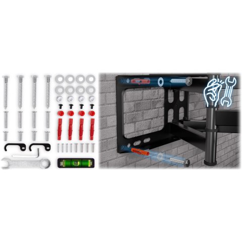 Uchwyt do telewizora 32-80 cali Humberg 70 kg