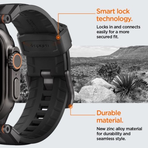 Spigen DuraPro Armor - Pasek do Apple Watch 44/45/46/49 mm (Black Edition) Spigen DuraPro Armor - Pasek do Apple Watch 44/45/46/49 mm (Black Edition)