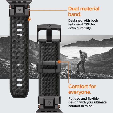 Spigen DuraPro Armor - Pasek do Apple Watch 44/45/46/49 mm (Black Edition) Spigen DuraPro Armor - Pasek do Apple Watch 44/45/46/49 mm (Black Edition)