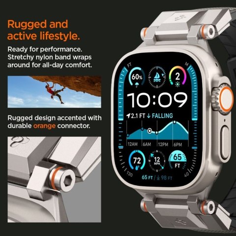 Spigen DuraPro Armor - Pasek do Apple Watch 44/45/46/49 mm (Grey) Spigen DuraPro Armor - Pasek do Apple Watch 44/45/46/49 mm (Grey)