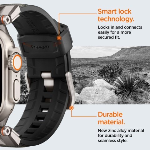 Spigen DuraPro Armor - Pasek do Apple Watch 44/45/46/49 mm (Grey) Spigen DuraPro Armor - Pasek do Apple Watch 44/45/46/49 mm (Grey)