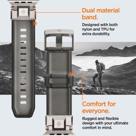 Spigen DuraPro Armor - Pasek do Apple Watch 44/45/46/49 mm (Grey) Spigen DuraPro Armor - Pasek do Apple Watch 44/45/46/49 mm (Grey)