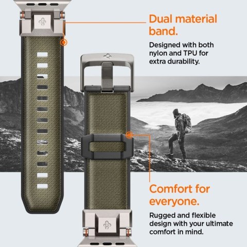 Spigen DuraPro Armor - Pasek do Apple Watch 44/45/46/49 mm (Military Green) Spigen DuraPro Armor - Pasek do Apple Watch 44/45/46/49 mm (Military Green)