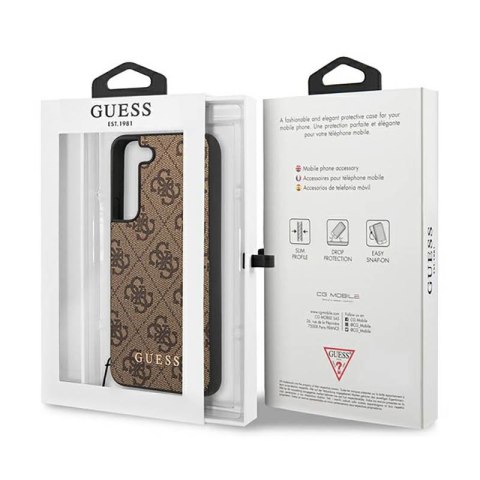 Guess 4G Charms Collection - Etui Samsung Galaxy S23 (brązowy) Guess 4G Charms Collection - Etui Samsung Galaxy S23 (brązowy)