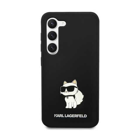 Karl Lagerfeld Silicone Choupette - Etui Samsung Galaxy S24 (czarny) Karl Lagerfeld Silicone Choupette - Etui Samsung Galaxy S24 (czarny)