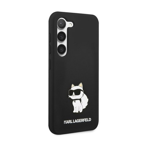 Karl Lagerfeld Silicone Choupette - Etui Samsung Galaxy S24 (czarny) Karl Lagerfeld Silicone Choupette - Etui Samsung Galaxy S24 (czarny)