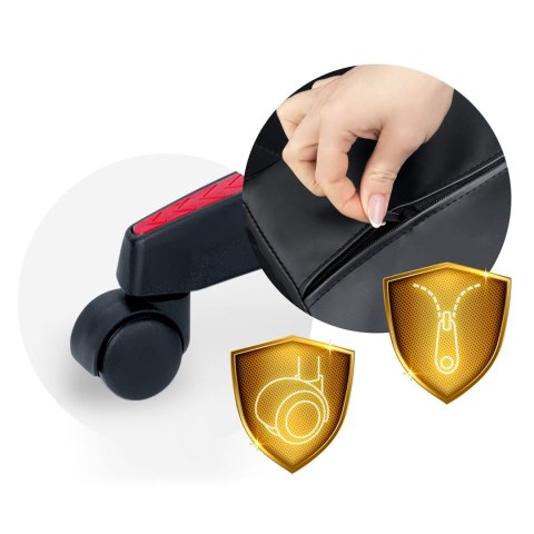 Fotel gamingowy Sofotel Draknor czarno-czerwony